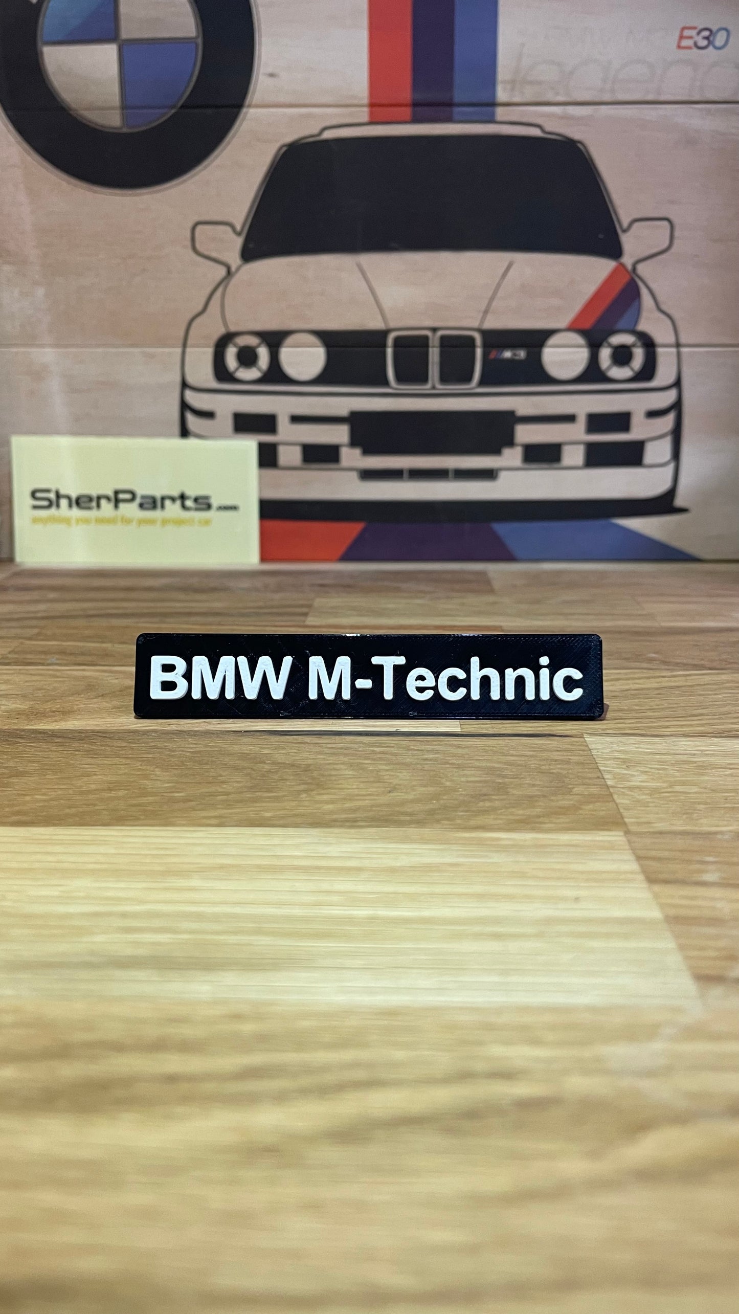 Bmw E30 M-Tech תג/סמל גריל